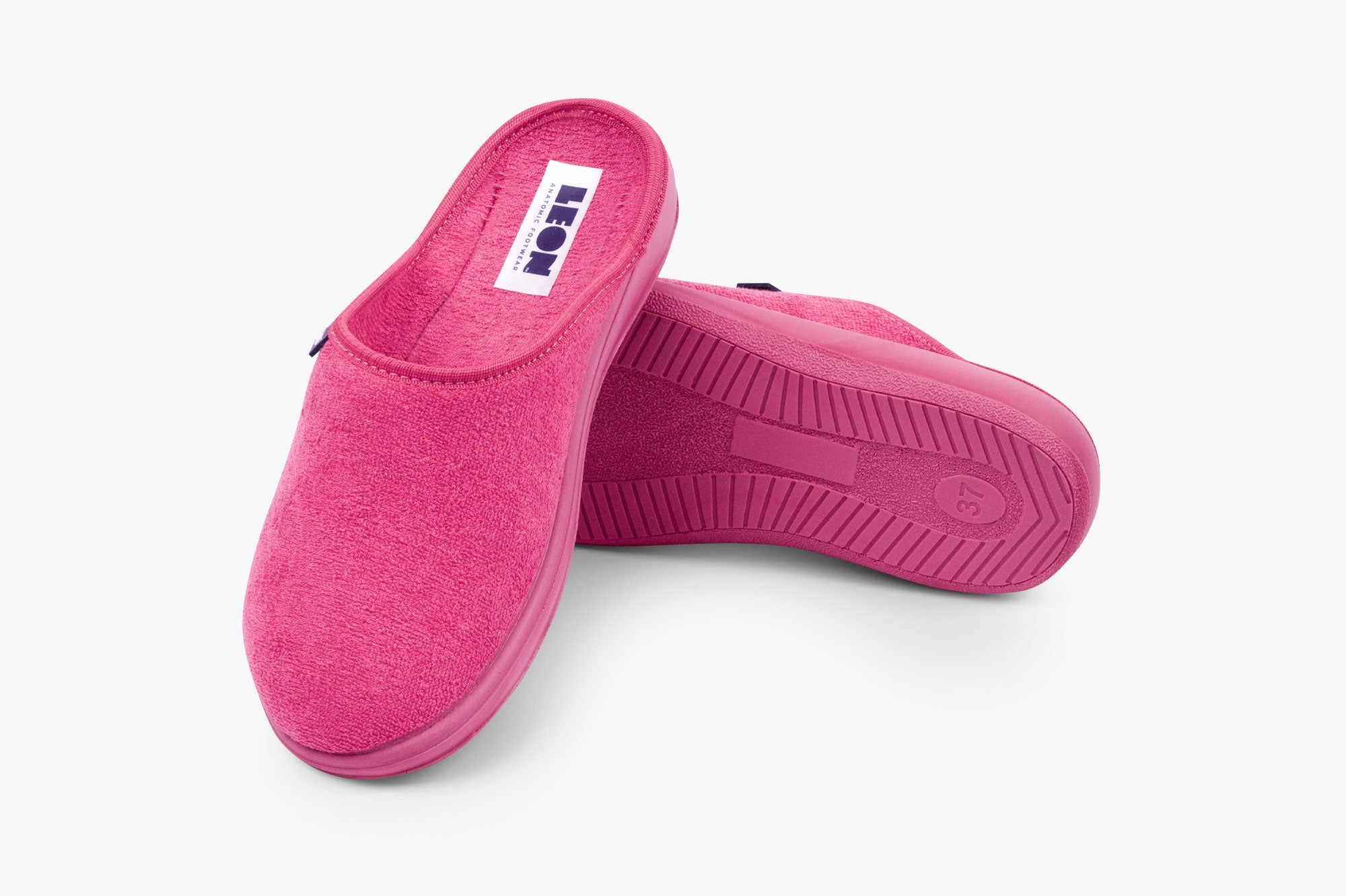 Damtofflor - Mörk Ljusrosa