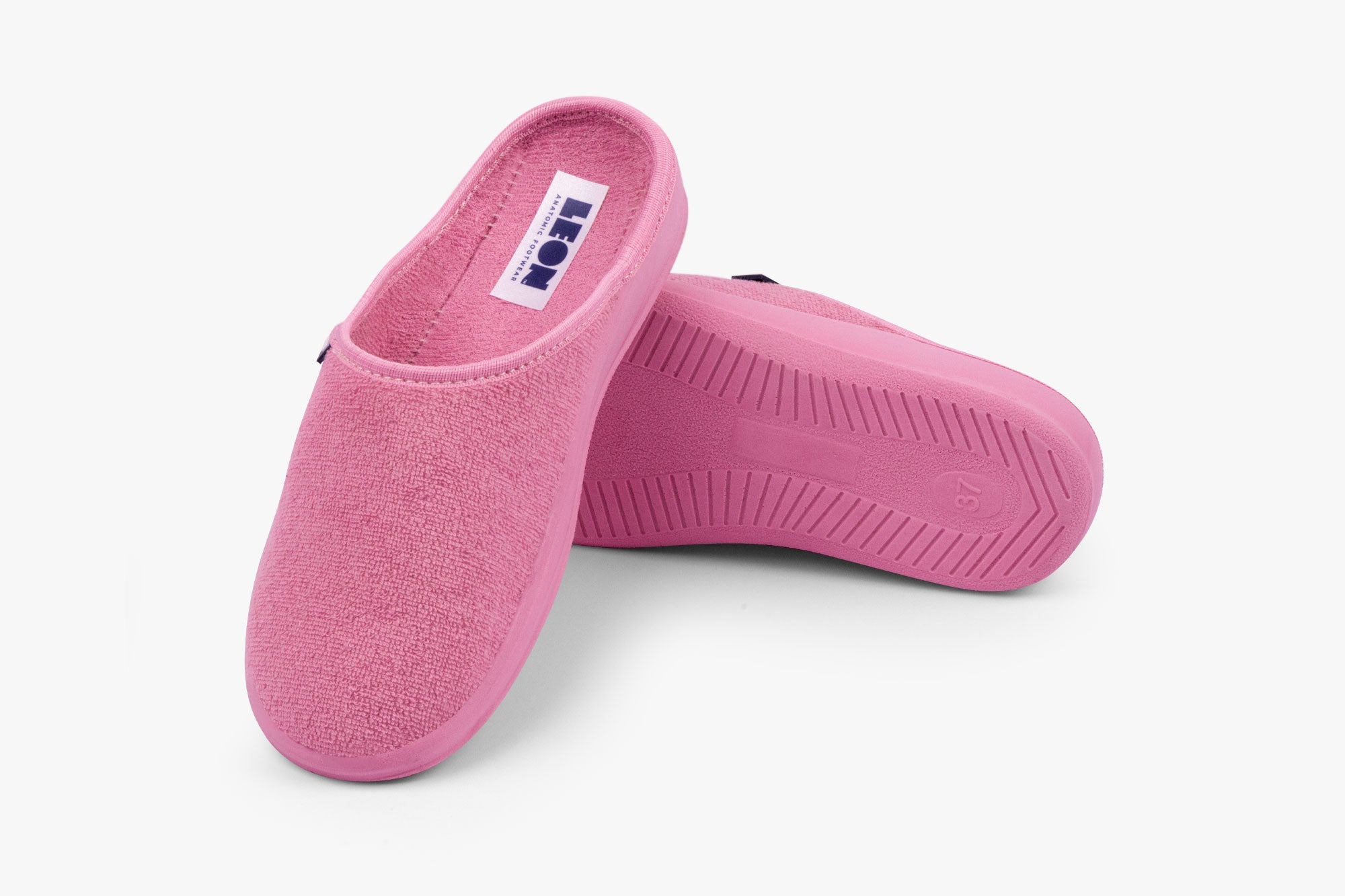 Damtofflor - Ljusrosa