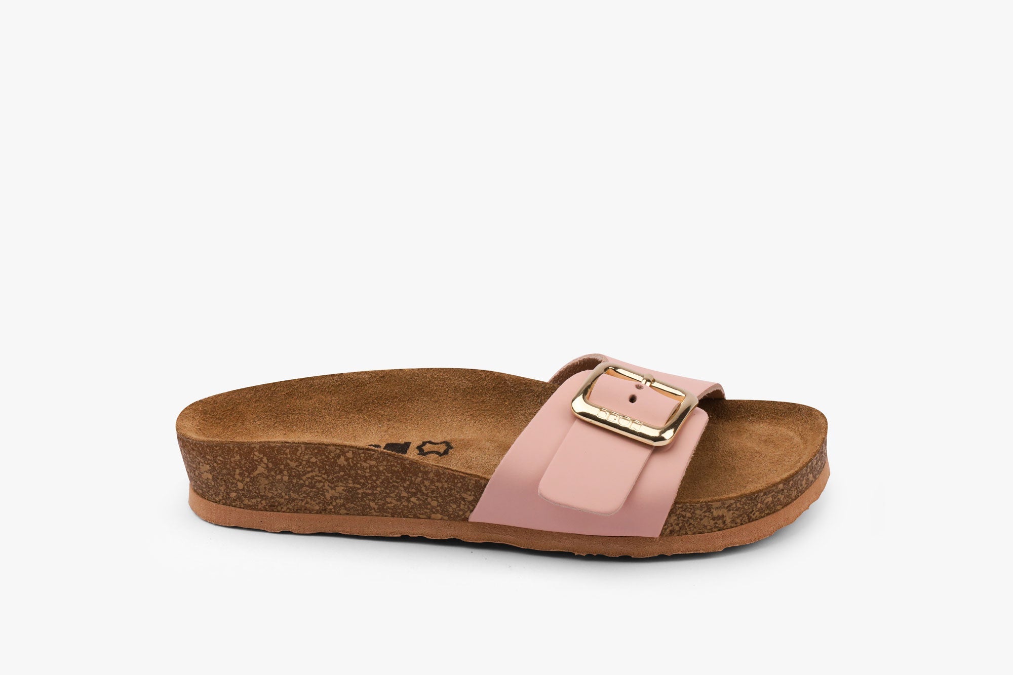 Mia damsandal i läder - ljusrosa