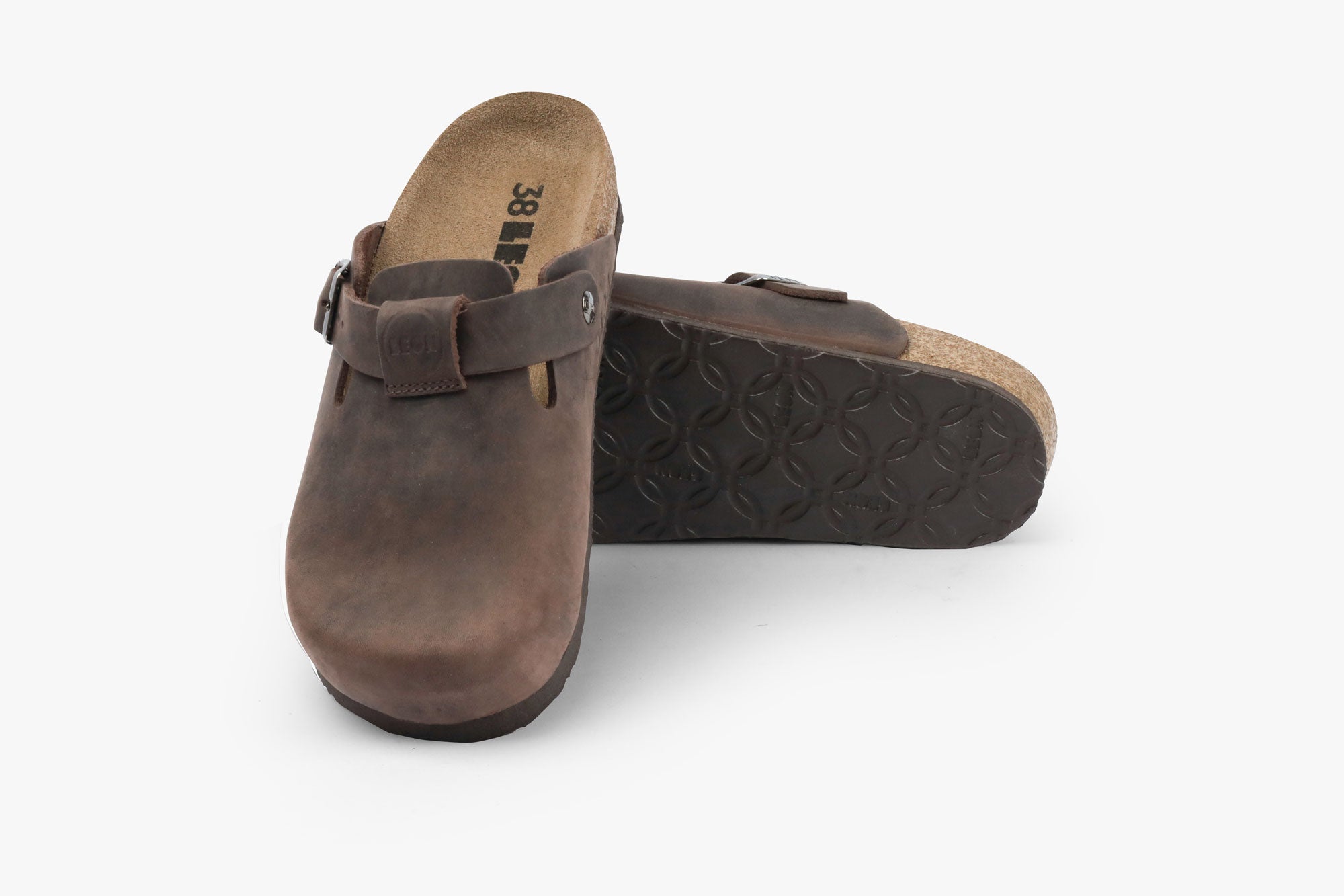 Edita Clogs - Crazy Mörkbrun