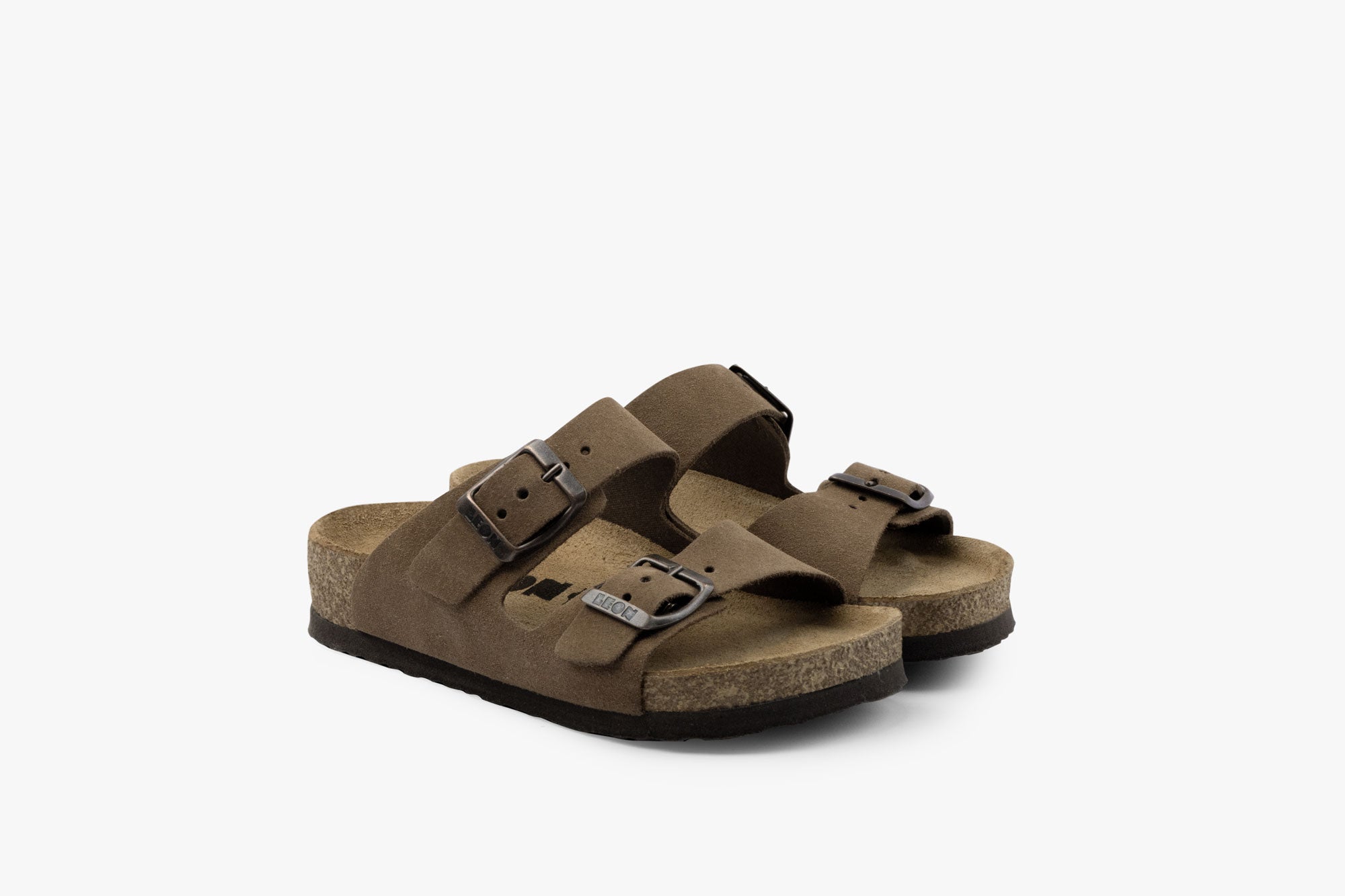 Nino barnsandal i mocka - brun