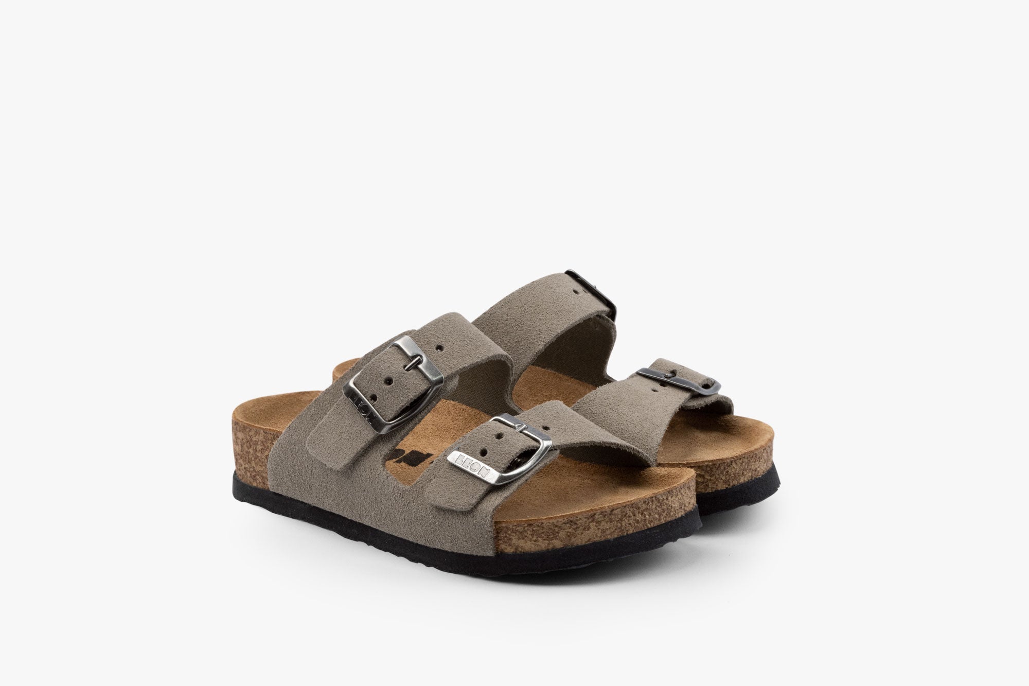 Nino barnsandal i mocka - grå