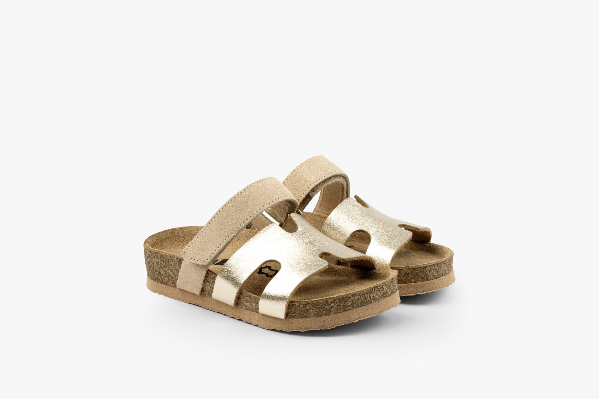 Stella I barnsandal i läder - guld