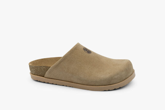 Monolith damclogs i läder - beige