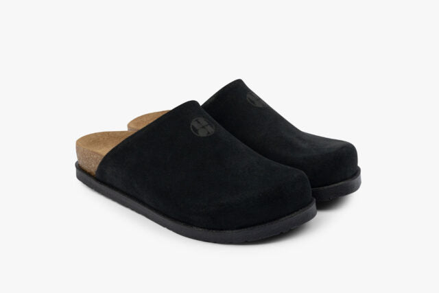Monolith damclogs i läder - svart