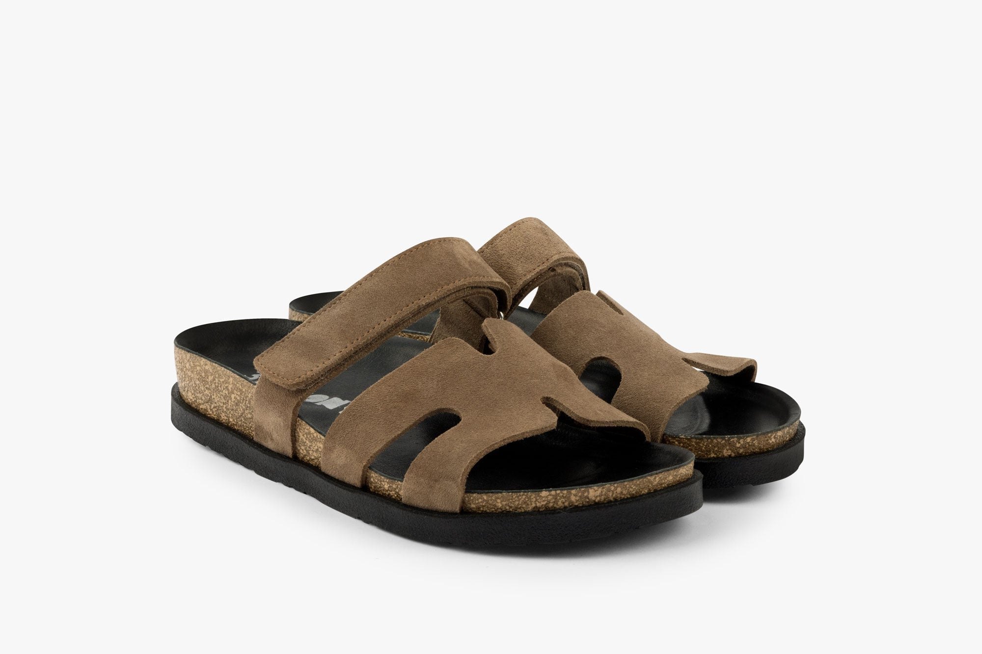 Morphio damsandal i mocka - brun