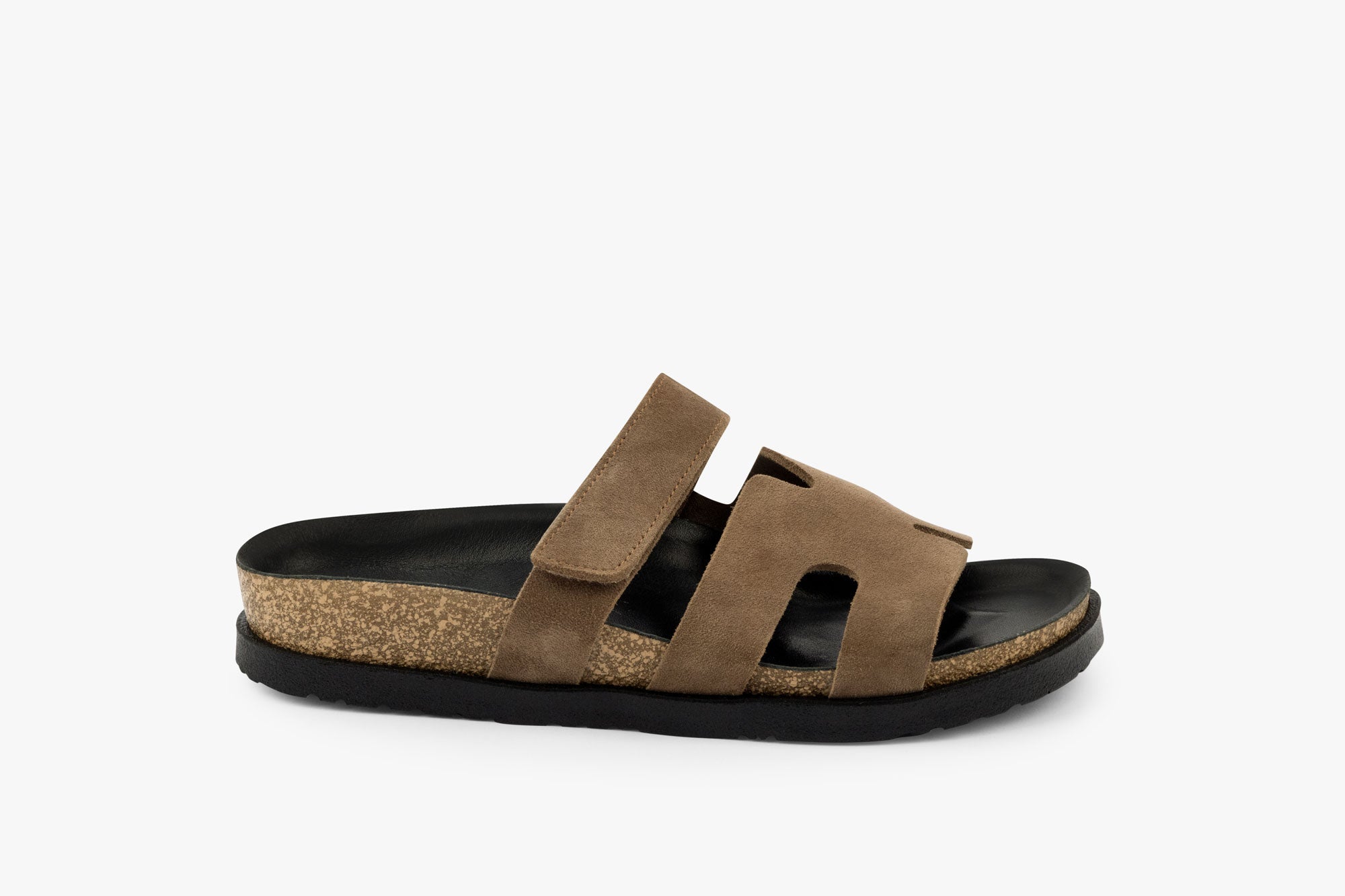 Morphio damsandal i mocka - brun