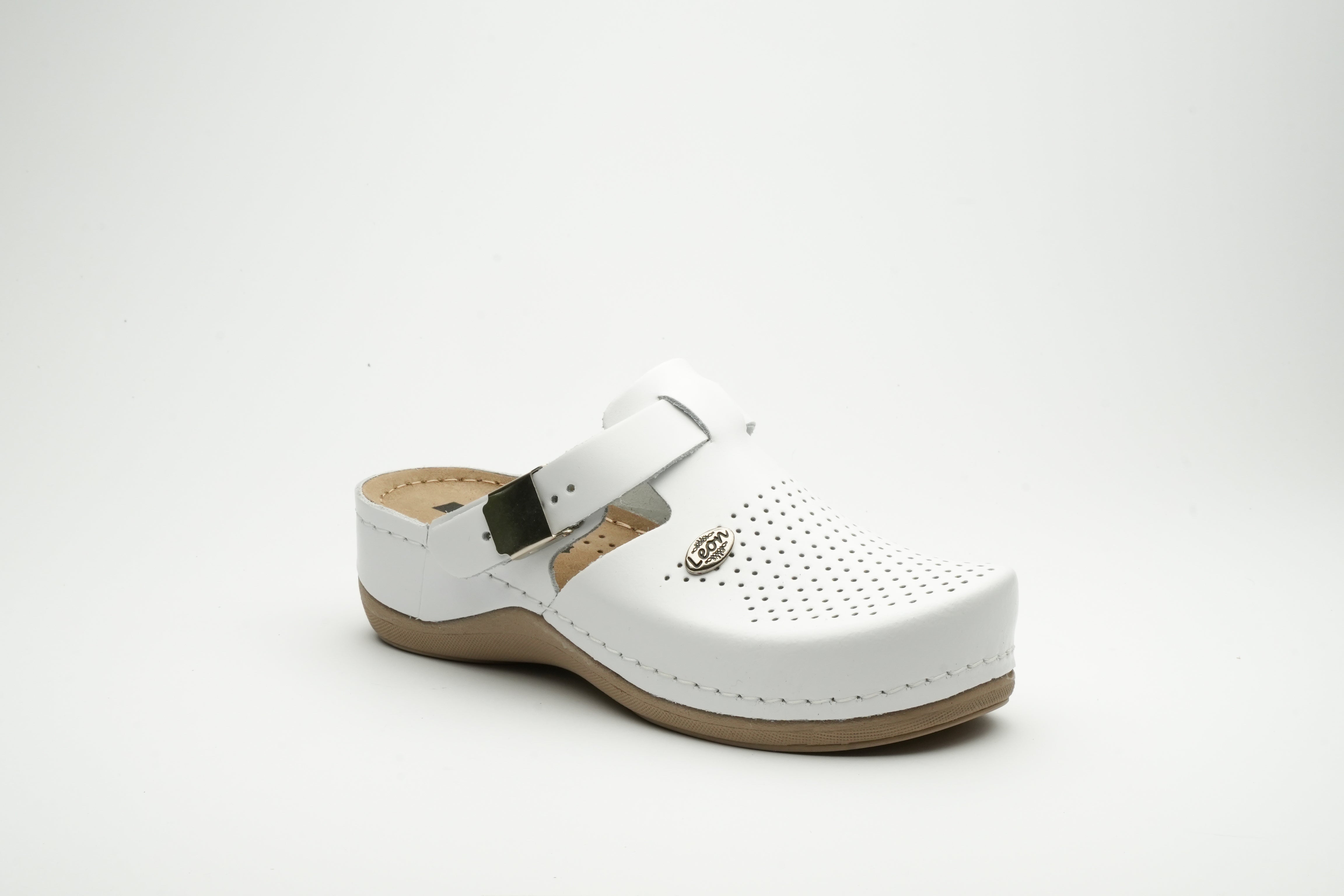 Lana Läder Clogs - Vit