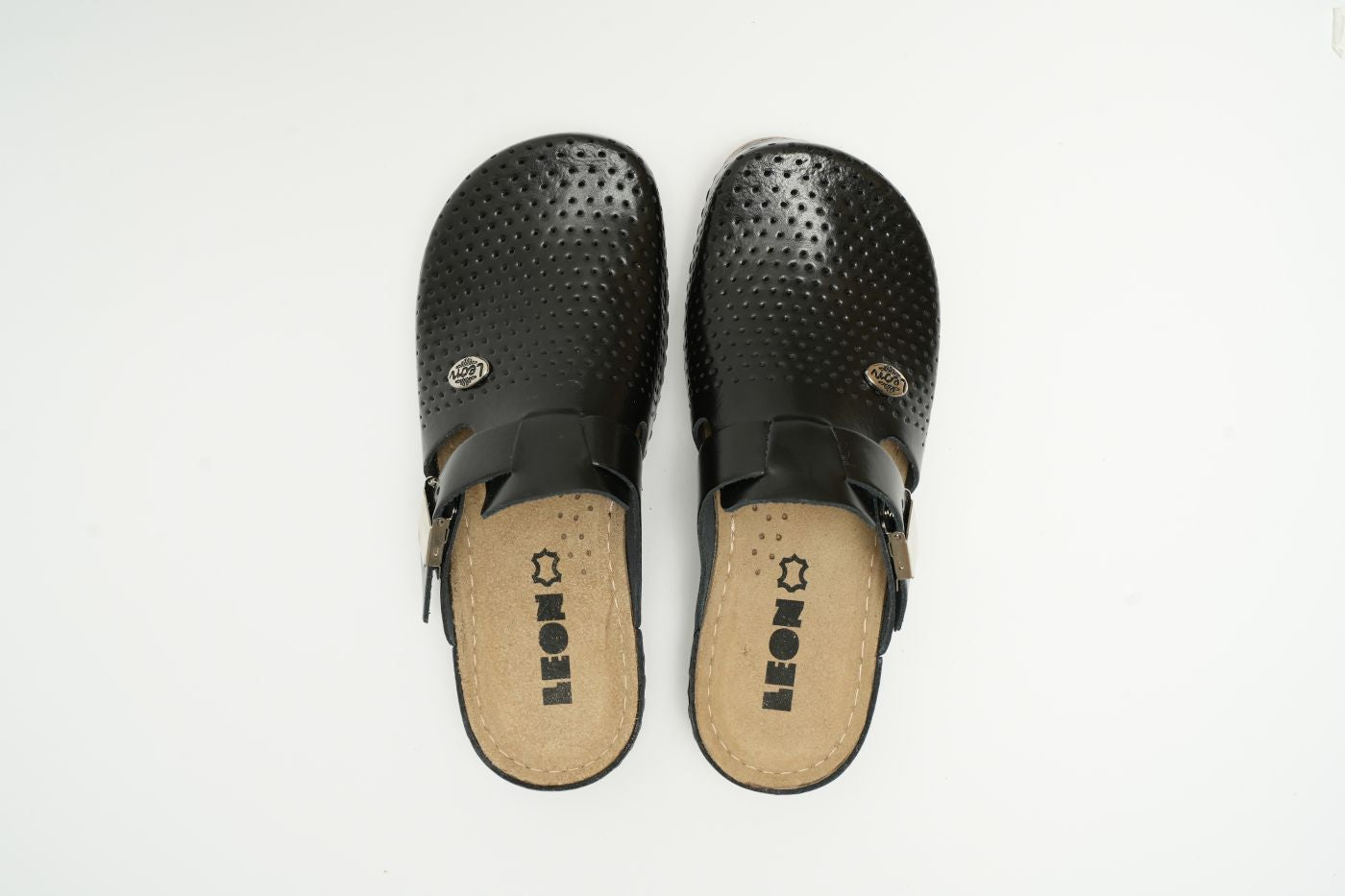 Lana Läder Clogs - Svart