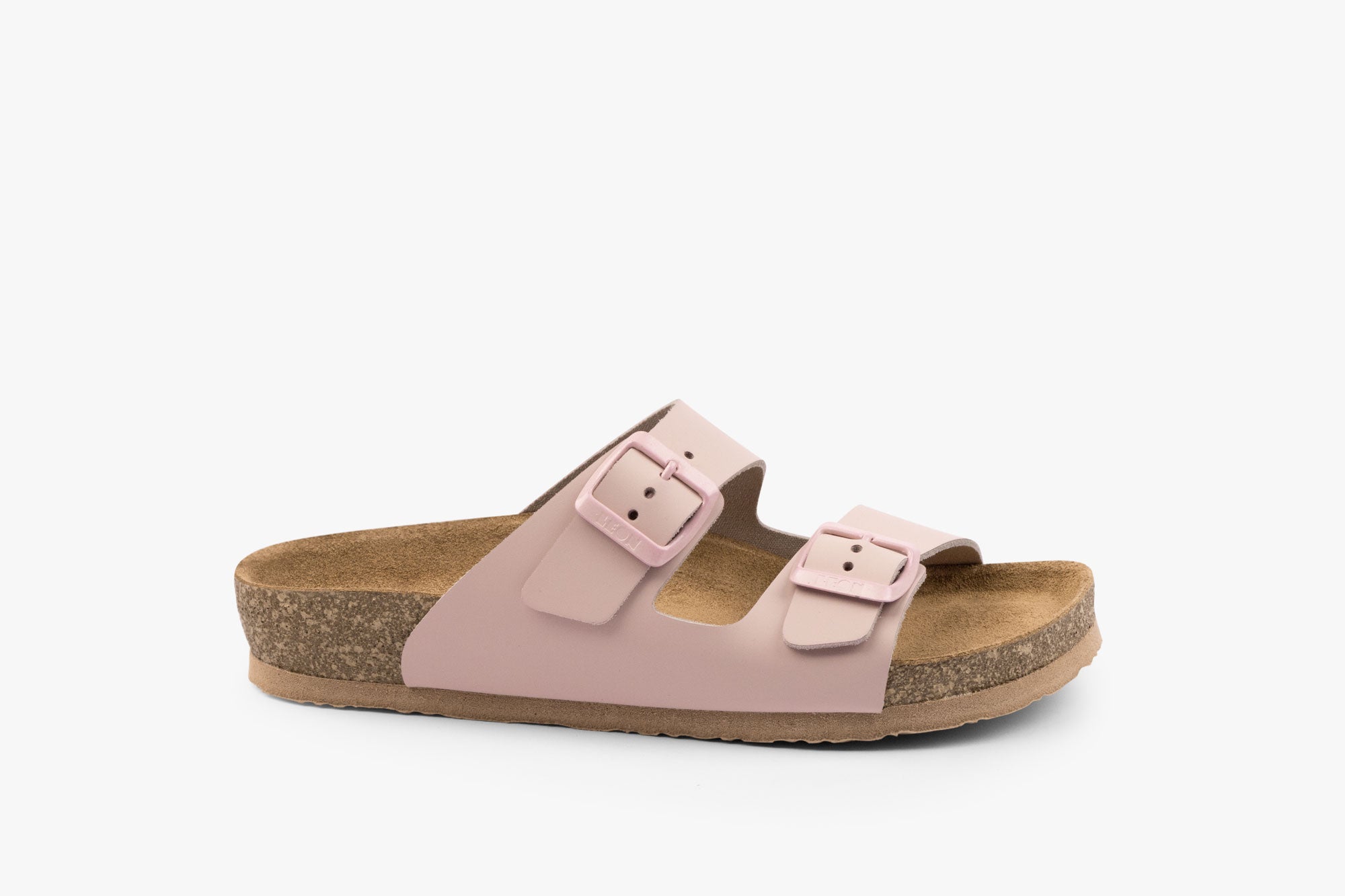 Anna läder damsandaler - rosa
