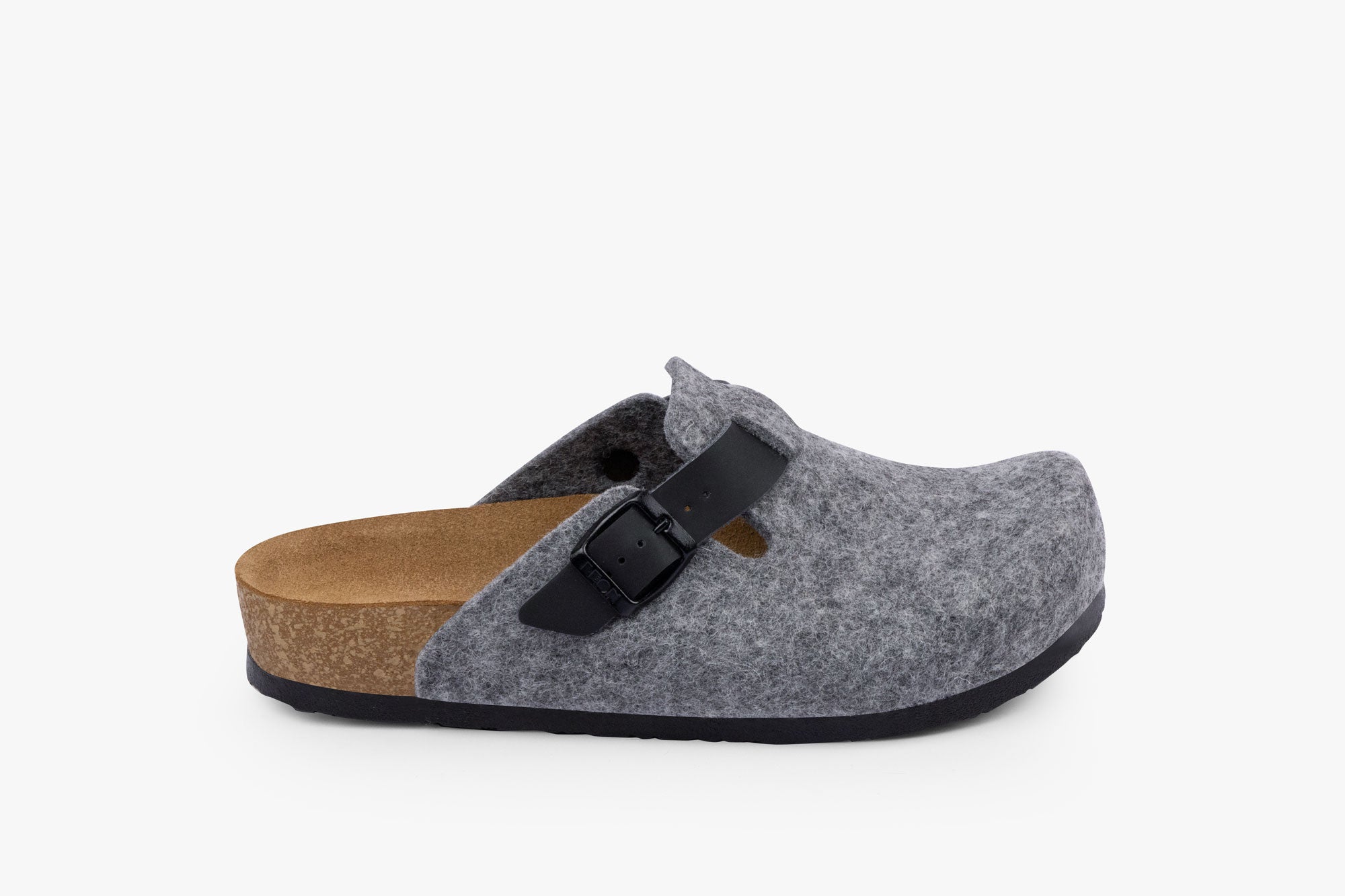 Dam Tofflor - Grå Ullfilt