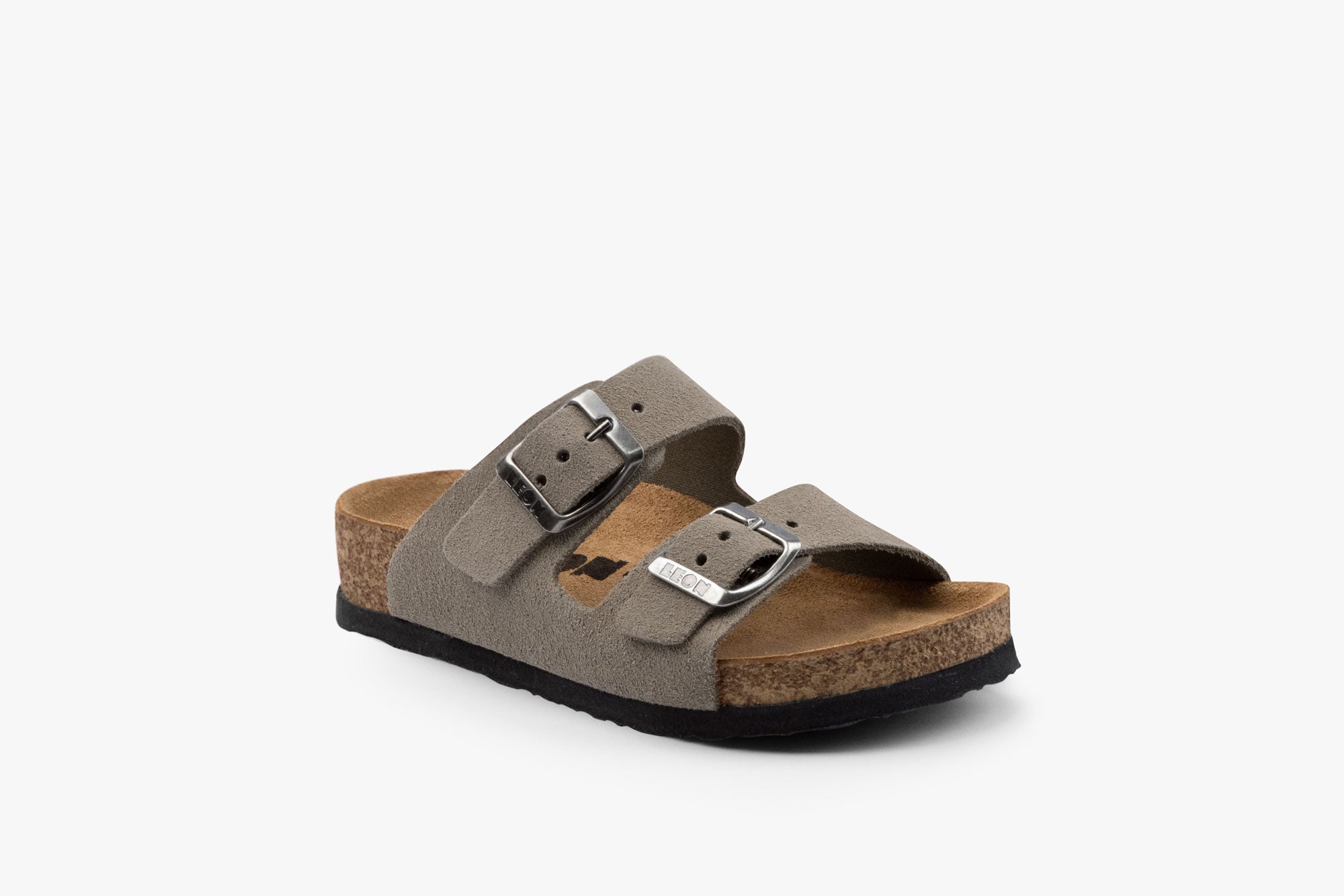 Nino barnsandal i mocka - grå