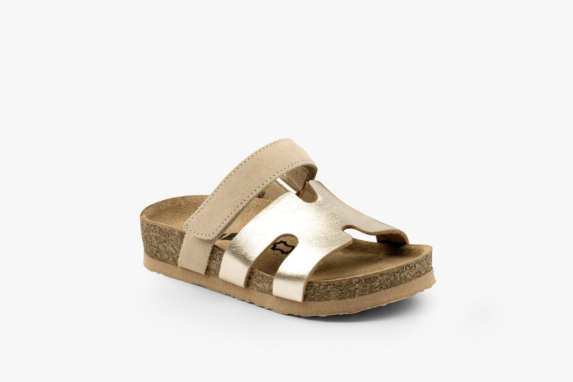 Stella I barnsandal i läder - guld