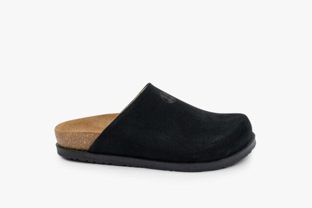 Monolith damclogs i läder - svart