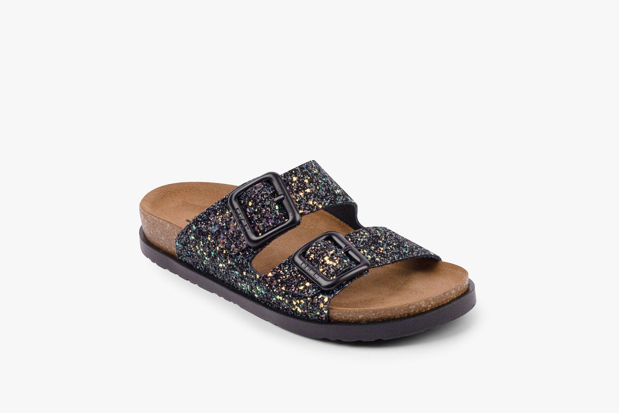 Siena II Sandaler - Svarta Paljetter