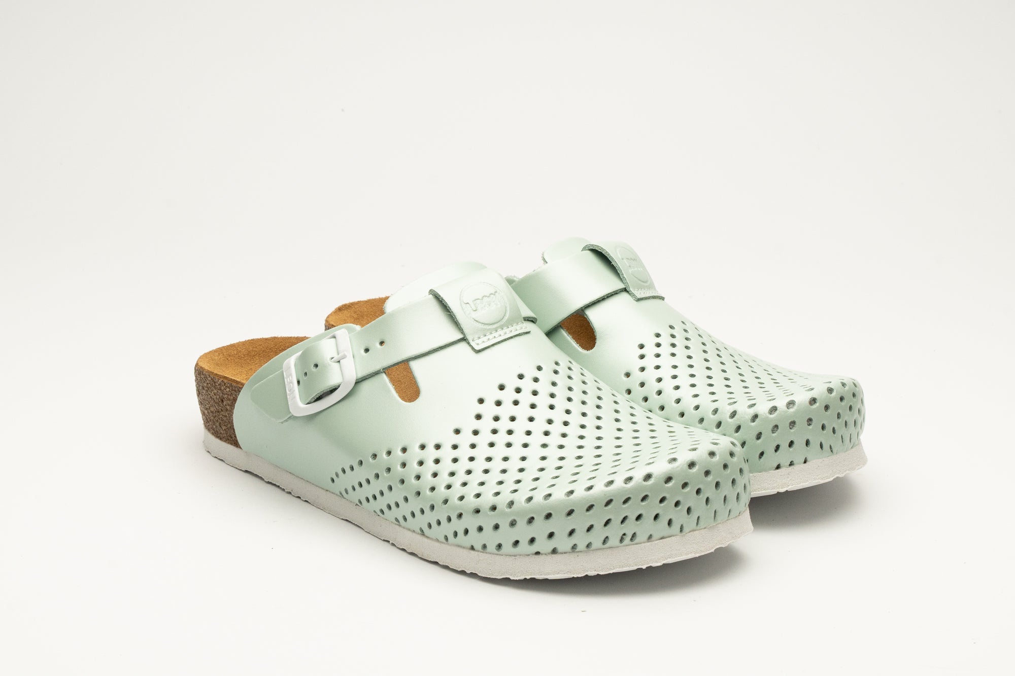 Edita Clogs - Pärlemorsgrön