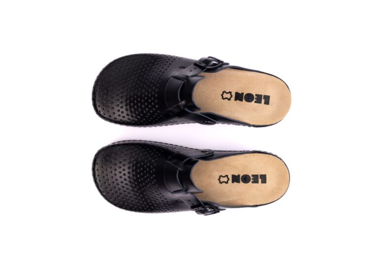 Nora IV Läder Clogs - Svart